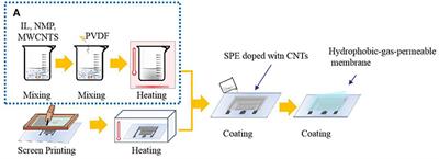 Preparation and Characterization of Solid Electrolyte Doped With Carbon Nanotubes and its Preliminary Application in NO2 Gas Sensors